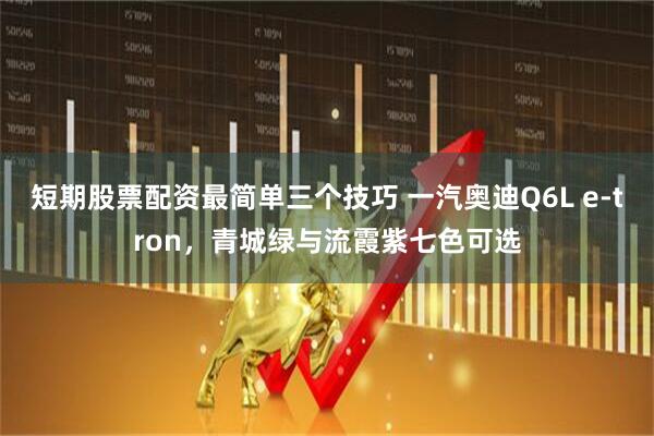 短期股票配资最简单三个技巧 一汽奥迪Q6L e-tron，青城绿与流霞紫七色可选